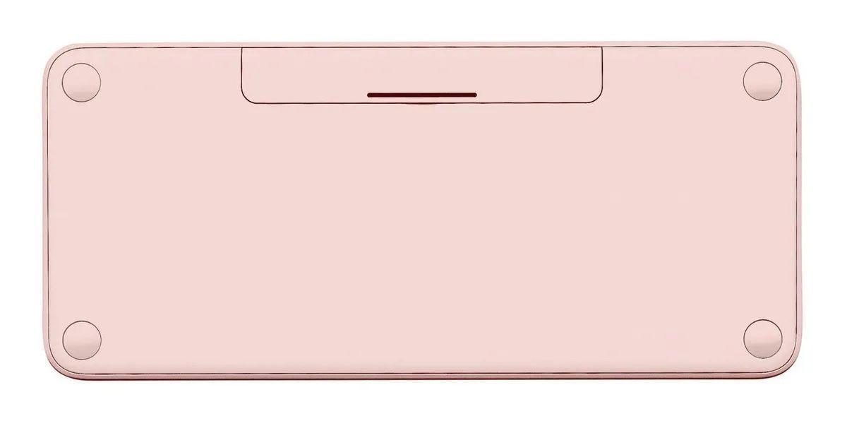 Teclado bluetooth Logitech K380 QWERTY español color rosa-3