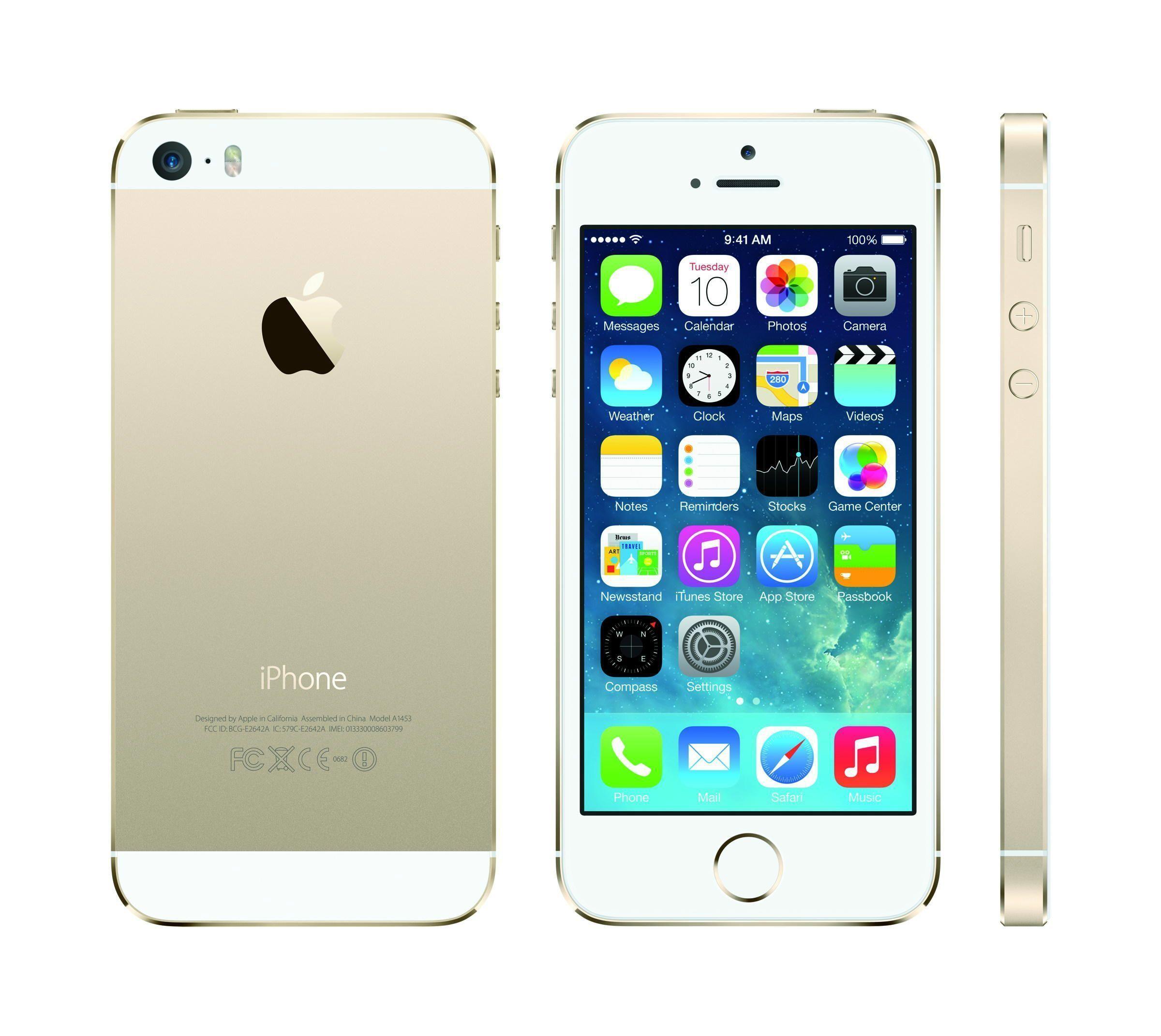 Celular Smartphone Apple Iphone 5S 16GB - Dorado (REACONDICIONADO)-0