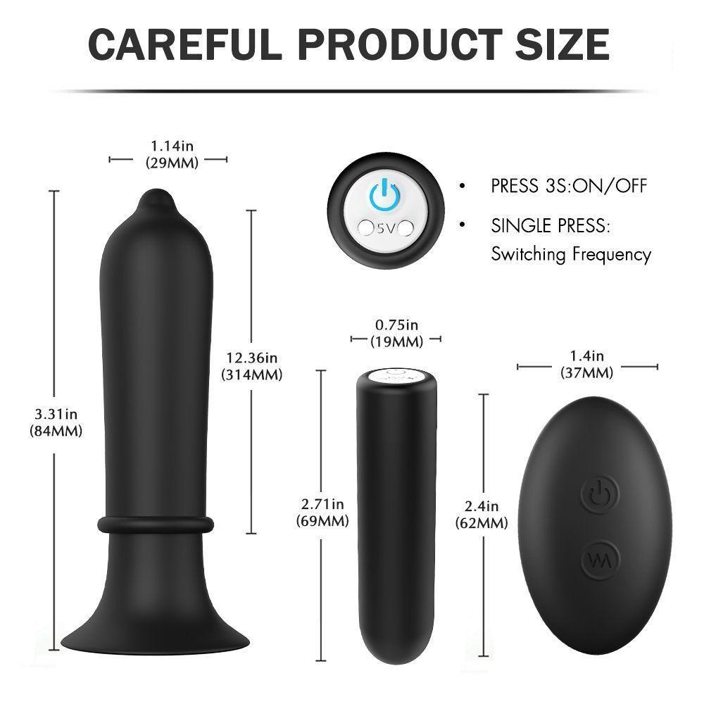 Plug Anal Vibrador Control Remoto Titi-2