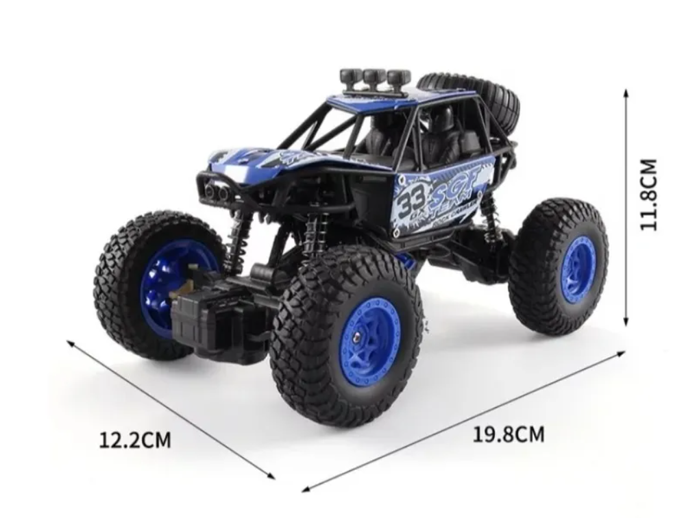 Auto Todo Terreno 4x4 a Control Remoto - Climbing Cart-6