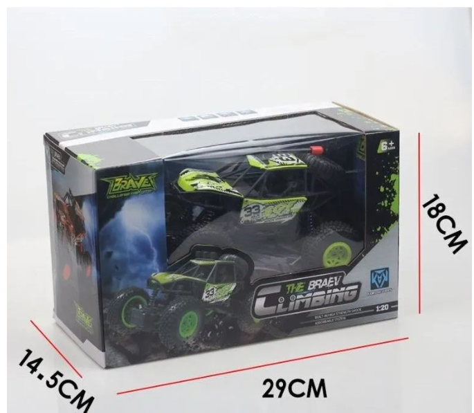 Auto Todo Terreno 4x4 a Control Remoto - Climbing Cart-5