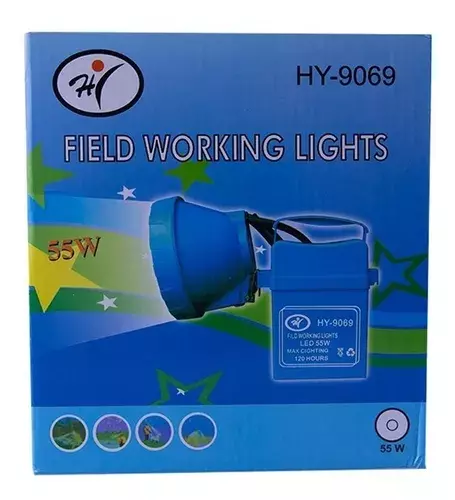 Foco Led Caza 55w Linterna Minera Caza Luz Blanca-3