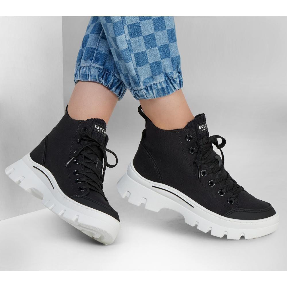 Zapatilla Mujer Roadies Surge Negra Skechers-1