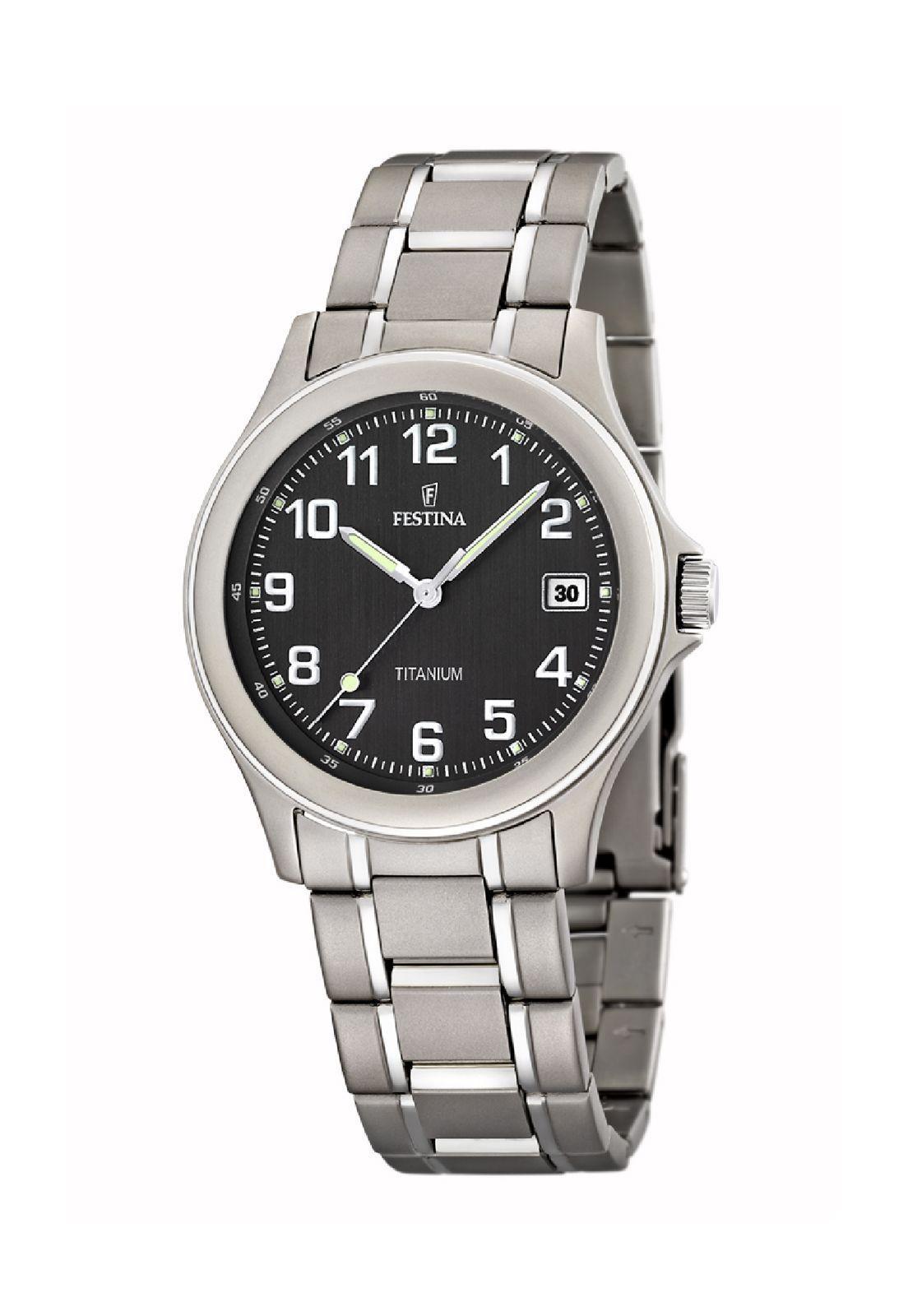 Reloj F16458/3 Festina Hombre Calendario Titanium-0