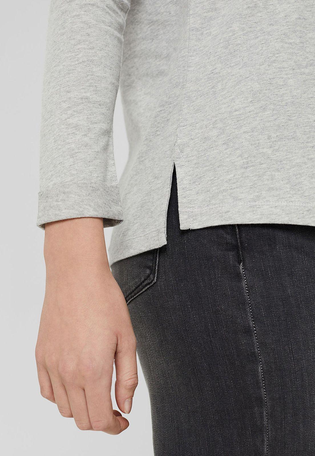 Polera mujer manga larga con estampado Esprit-2