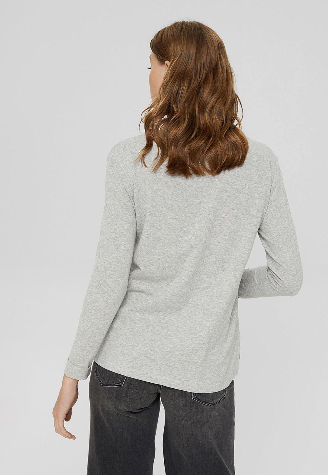 Polera mujer manga larga con estampado Esprit-1