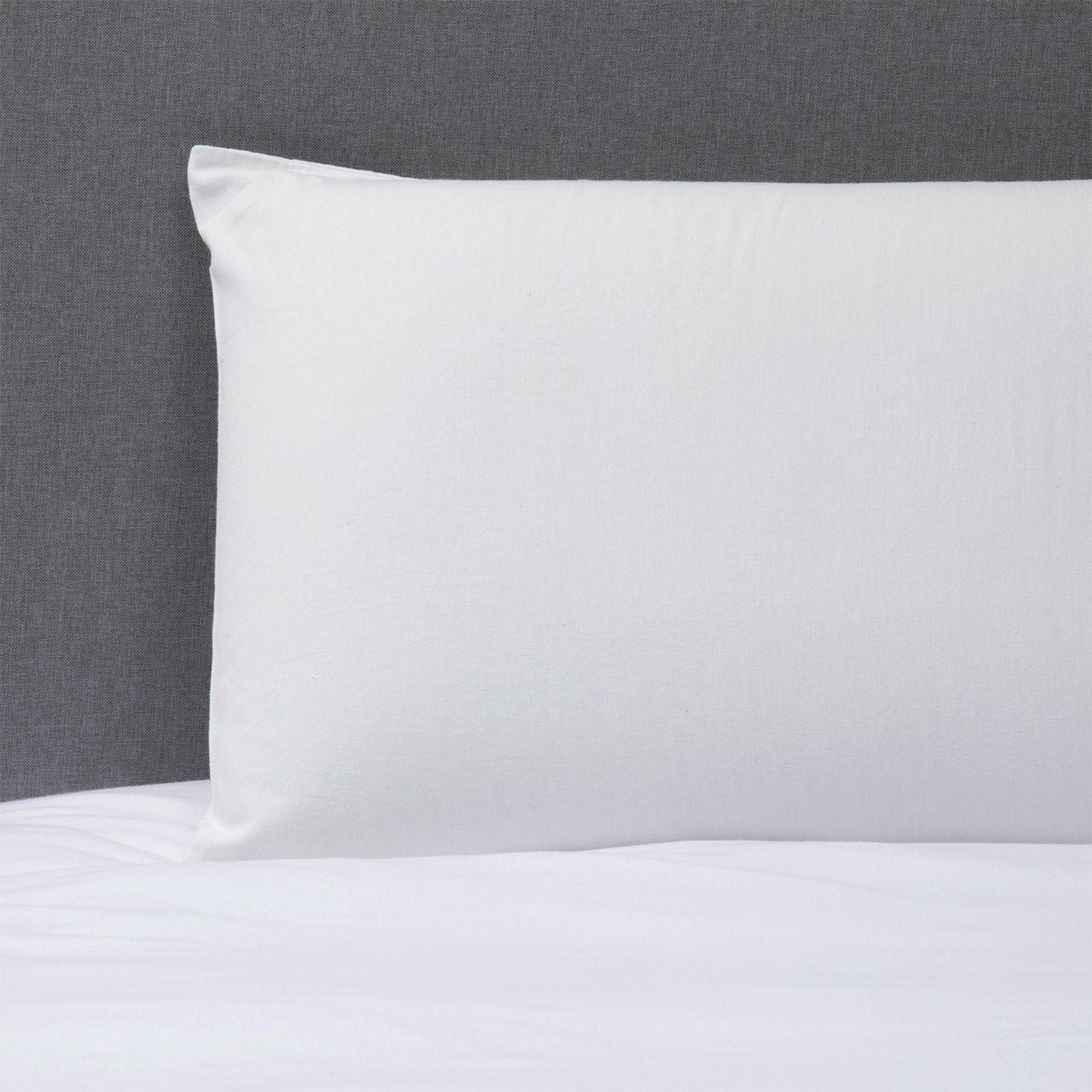 Funda de plumón blanco lino algodón Super King-3