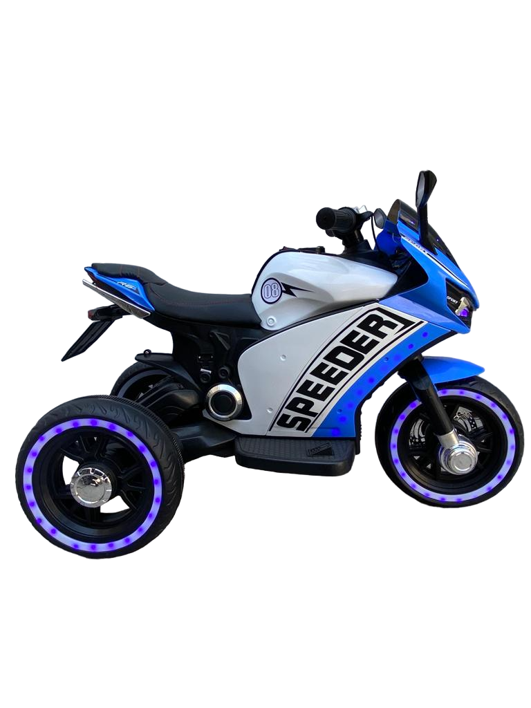Moto a Batería XL 12Volt Tres ruedas Acelerador puño-0