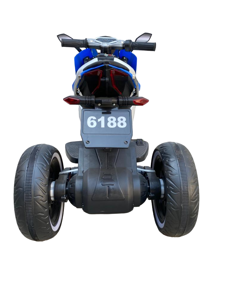 Moto a Batería XL 12Volt Tres ruedas Acelerador puño-3