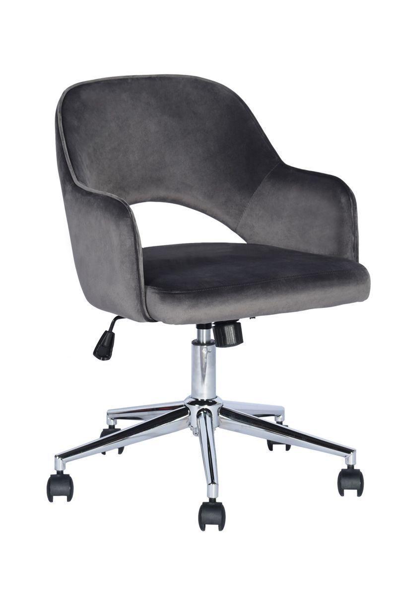 Silla Clarkson Escritorio Apoyabrazos Gris-0