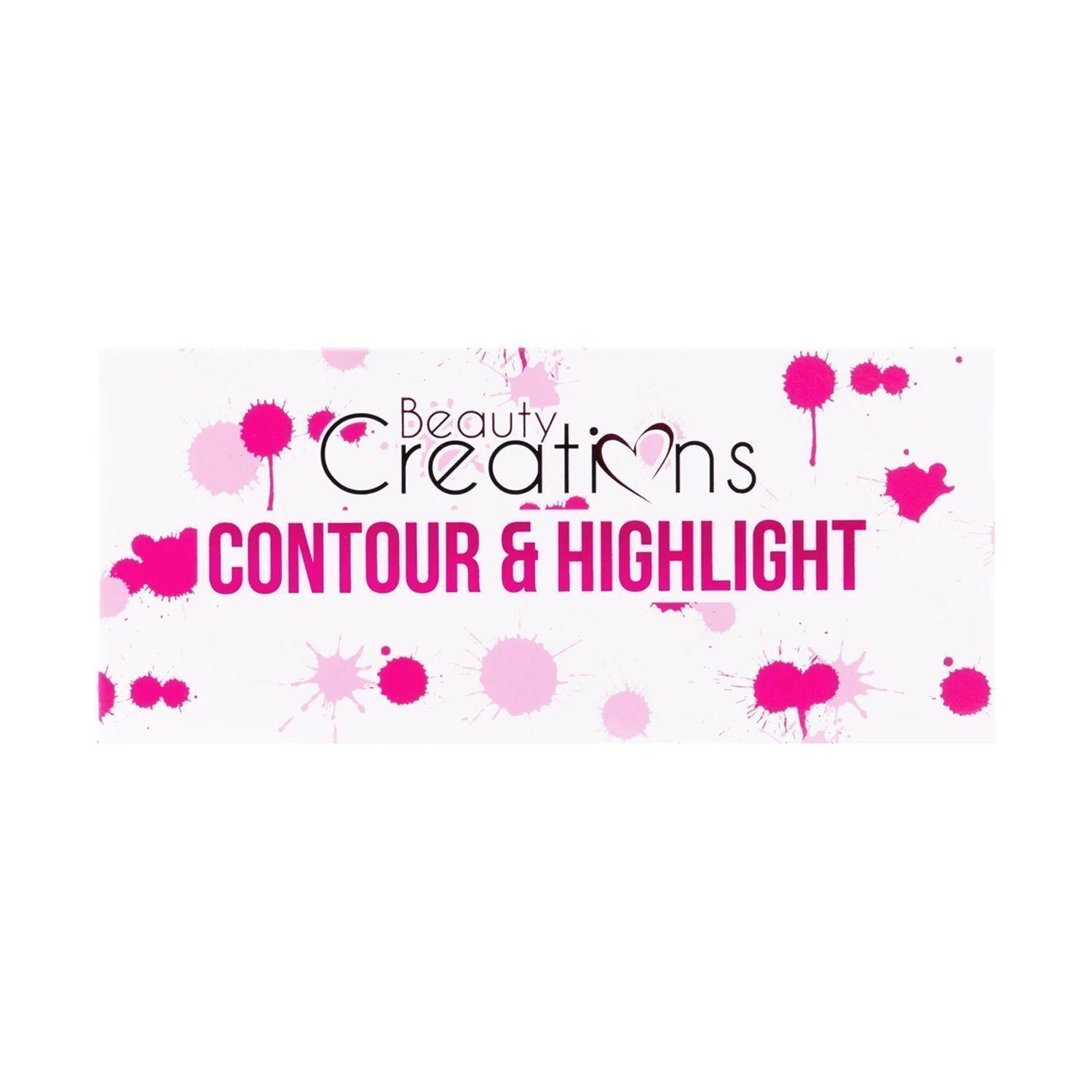 Set Paleta de Iluminador y Contorno "Splash" Beauty Creations + Brocha de Maquillaje "Fan Brush" KleanColor-4