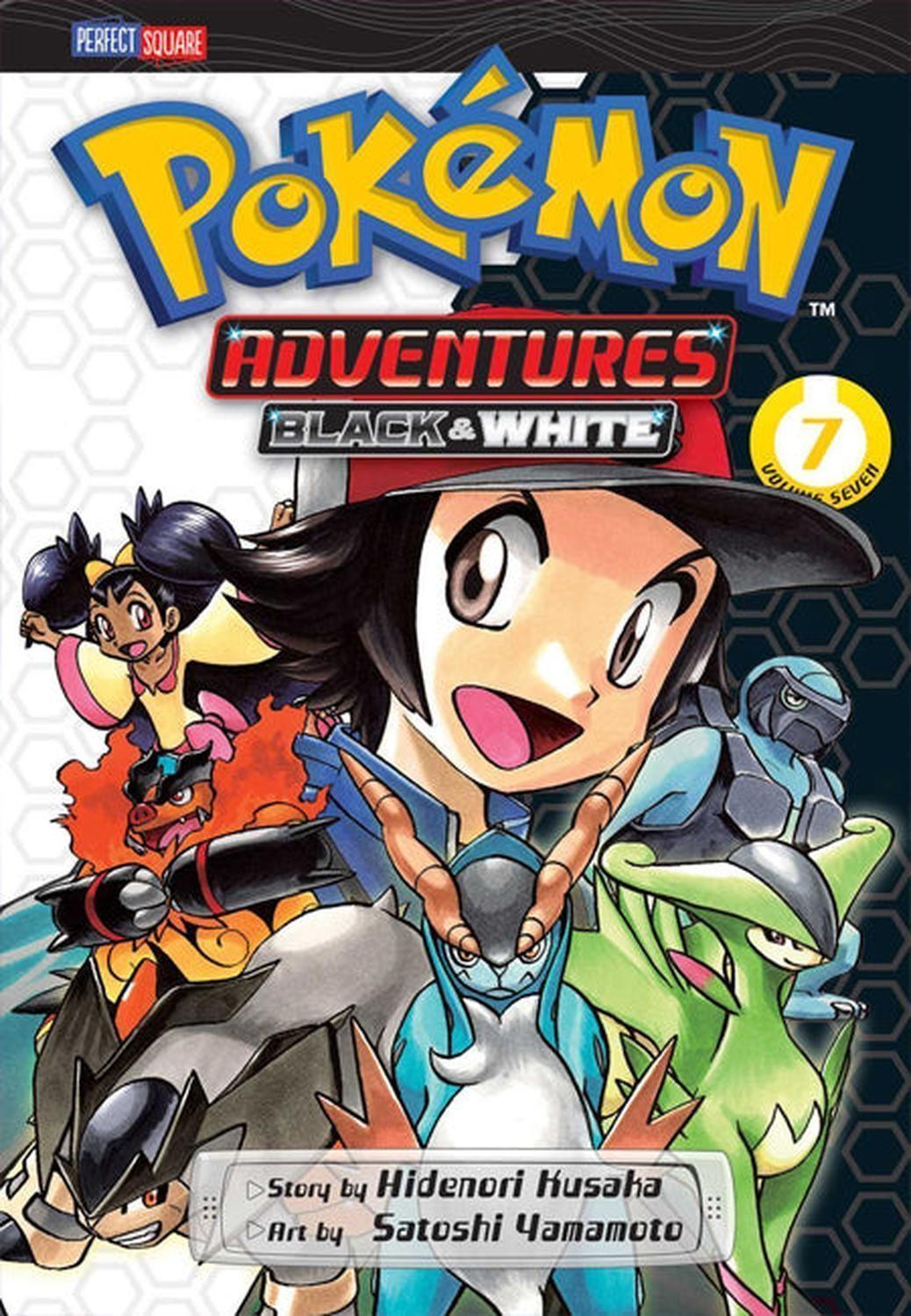 Manga Pokémon Adventures - Black And White 07 (En Inglés) - USA-0