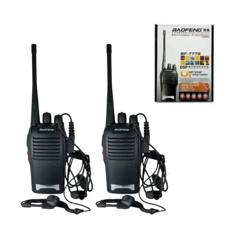 Set 2 Radio Transmisor Walkie Talkie Baofeng Bf-777s-1