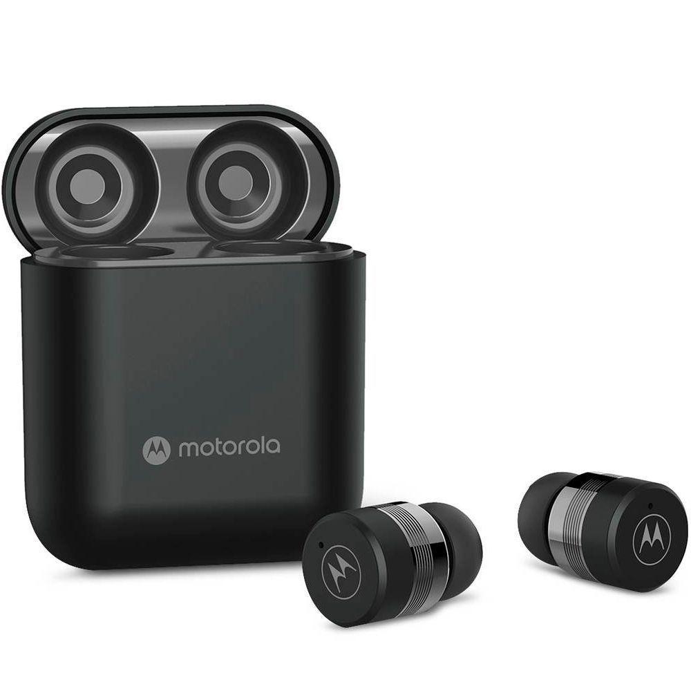 Audifonos Motorola Inalambricos Moto Buds 120 Negro Ipx5-0