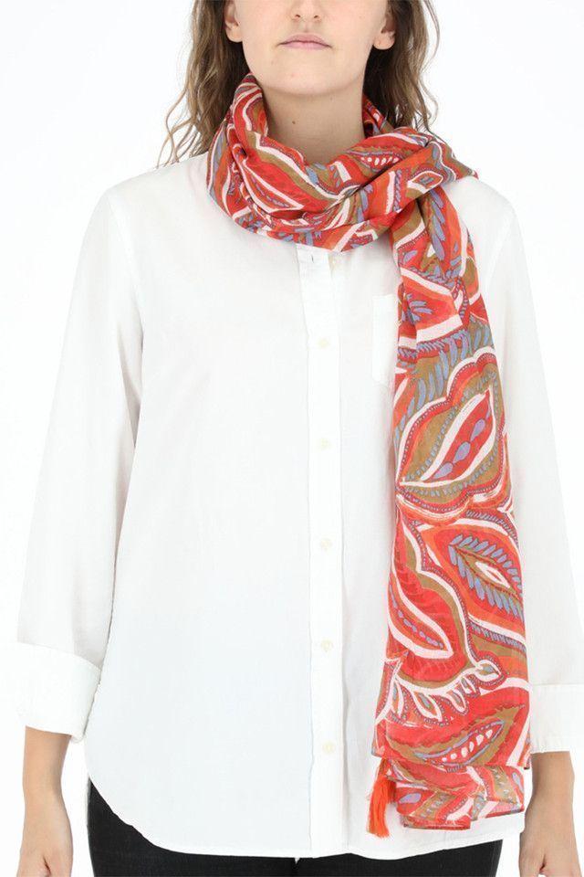 Pañuelo Paisley Beige Humana-0