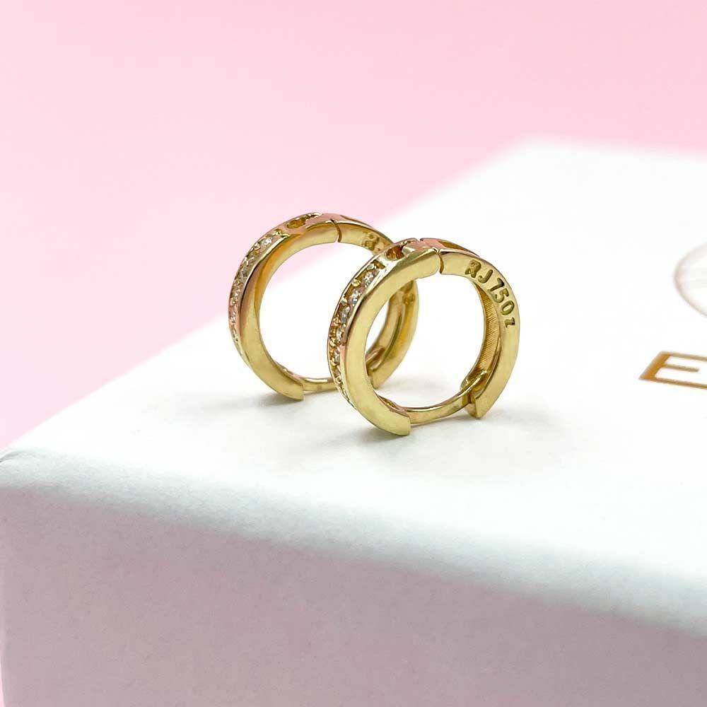 Aros Argolla Aria Oro 18k-2
