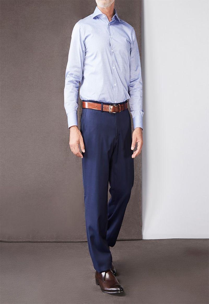 Camisa Azul Executive-3