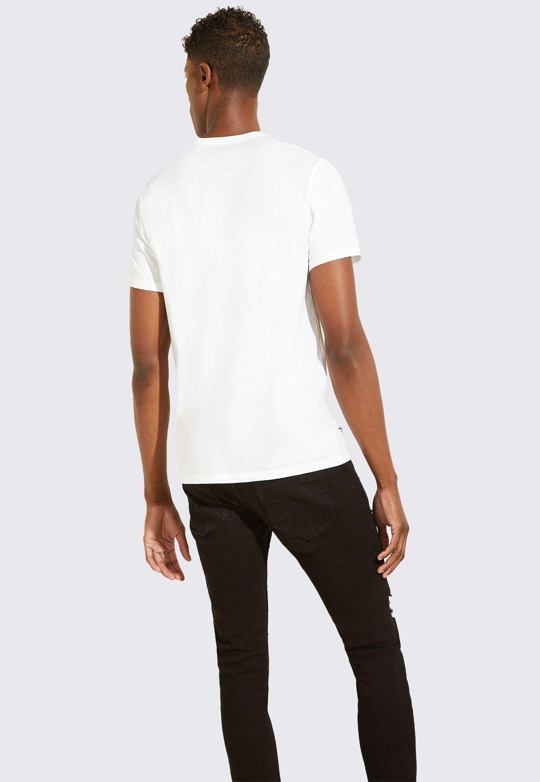 Polera Guess Ss Morse Code Logo-3