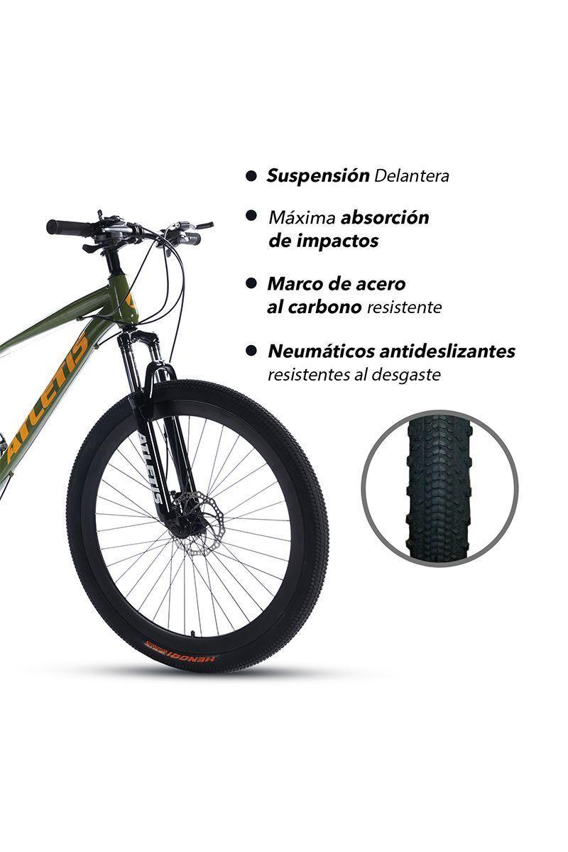 Bicicleta Mountain Bike Pizol 27,5" M Verde-4