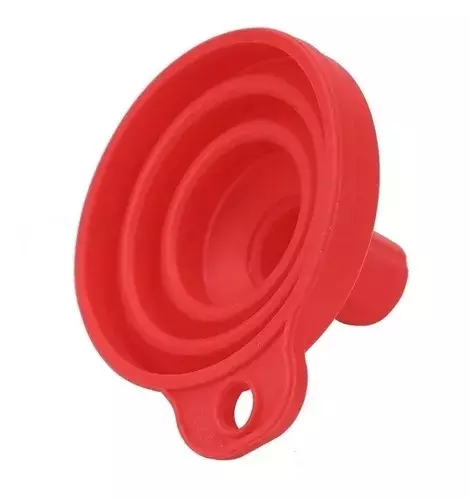 Pack X10 Embudo Plastico Embudo De Silicona Plegable Embudo -4