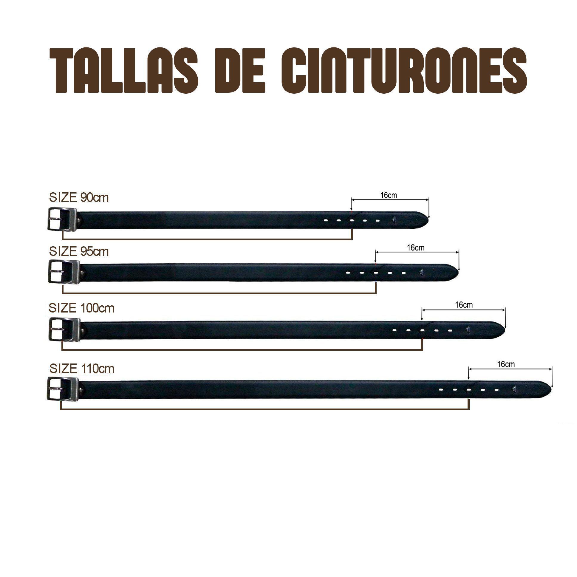 Cinturón Gino Rodinis 1984 Tabaco  110cm-3