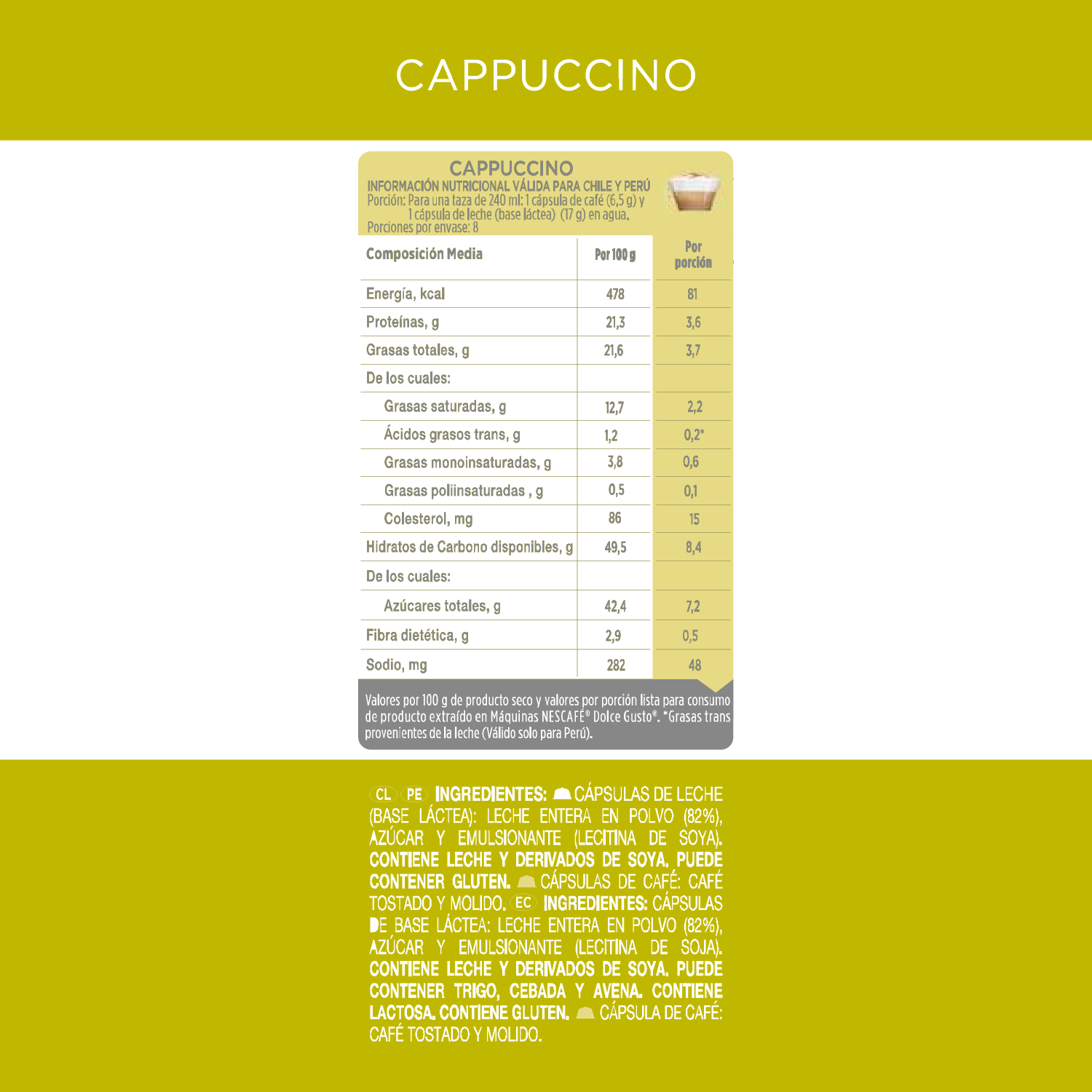 Cafetera DG® Genio S White + Cápsulas X3 Cajas Cap.-4