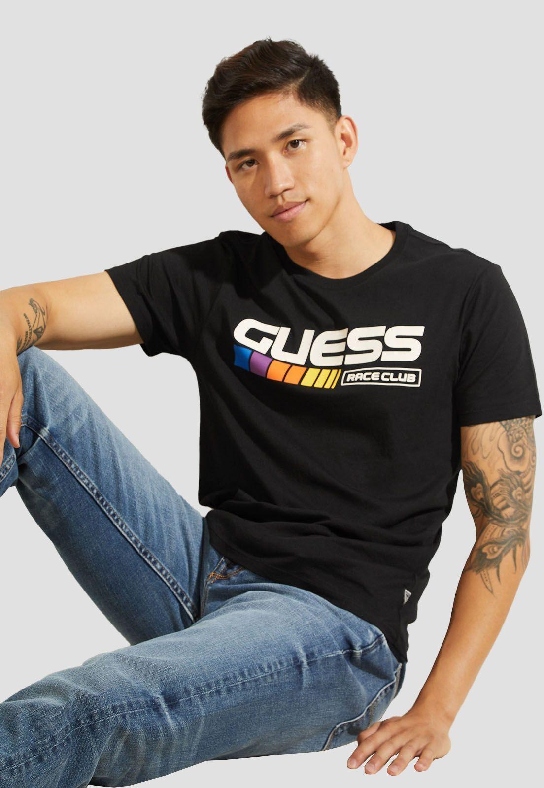 Polera Ss Bsc Club Logo Guess-0