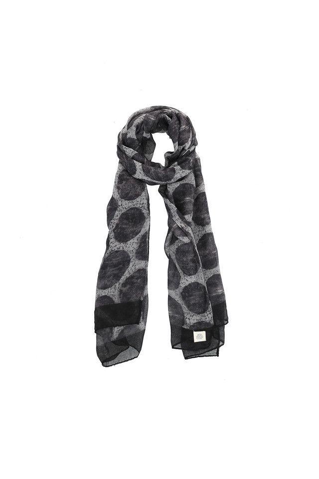 Pañuelo Estampado Dots Gris Humana-0
