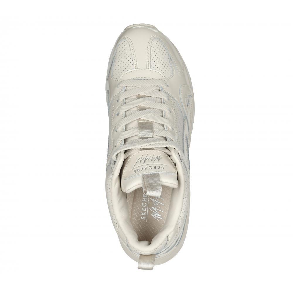 Zapatilla Mujer Uno Hi Beige Skechers-1