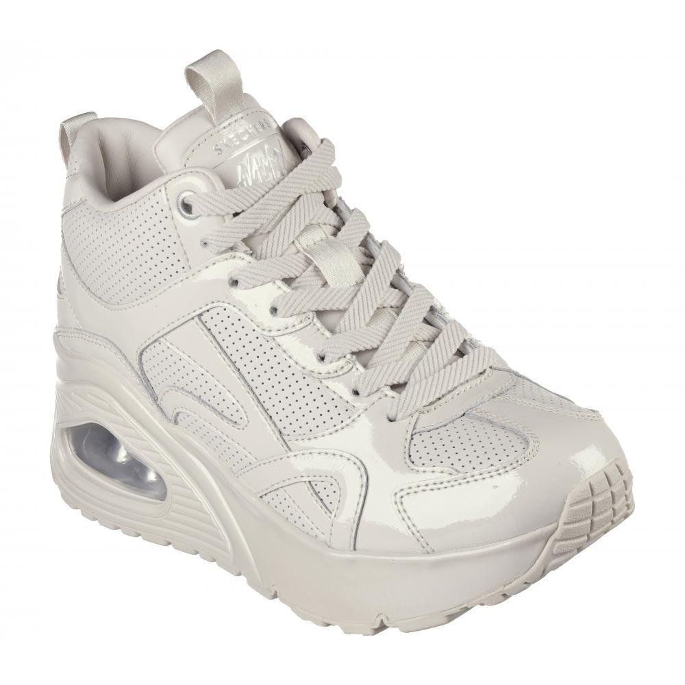 Zapatilla Mujer Uno Hi Beige Skechers-0