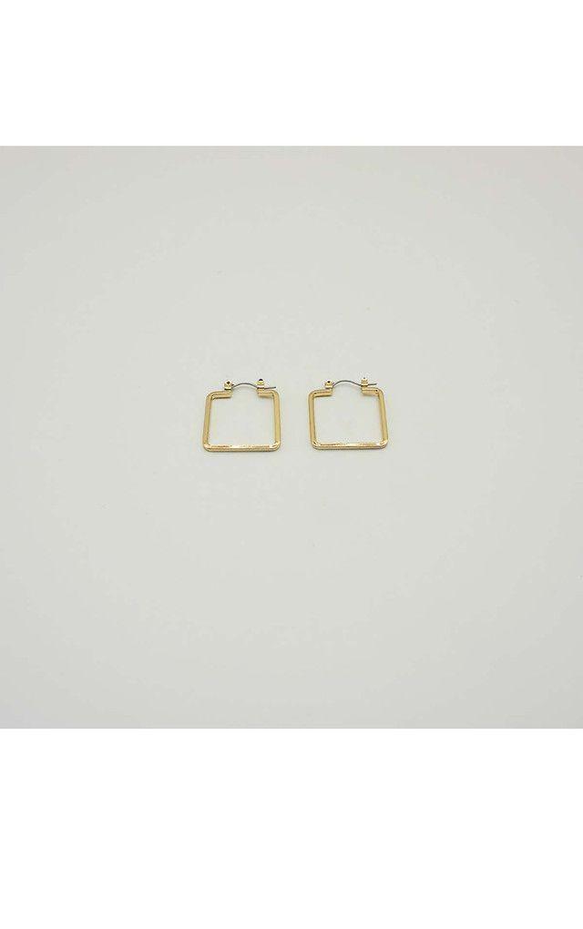 Aro Argolla Scuare Dorado i-D-0