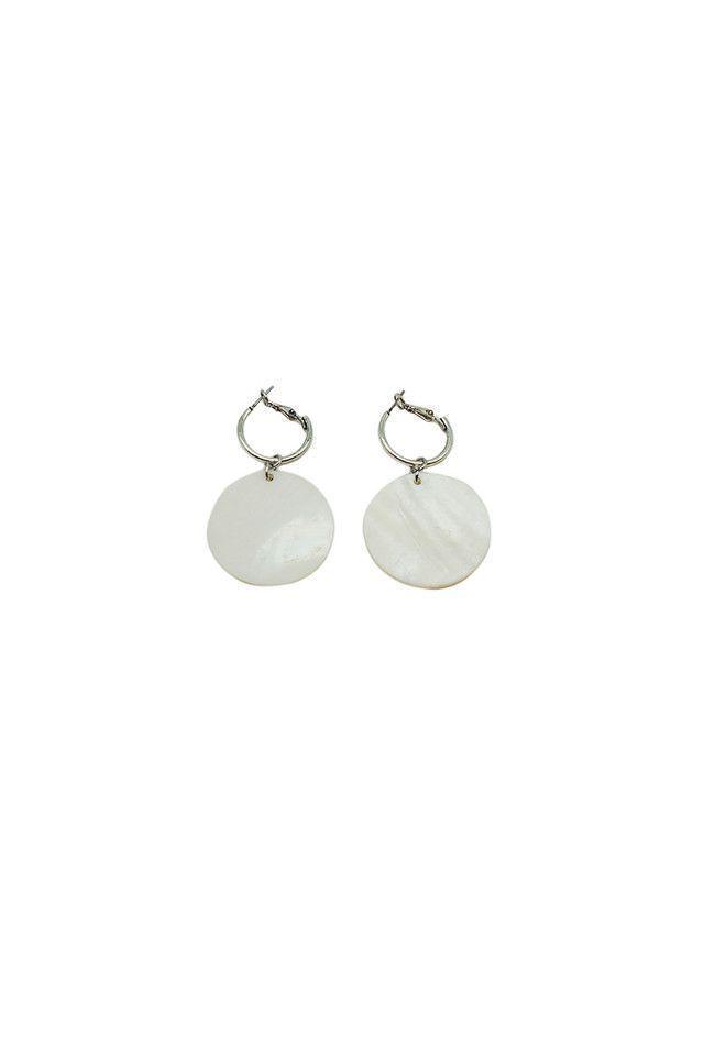 Aros Largos Blancos Beach Comber Shell Humana-0