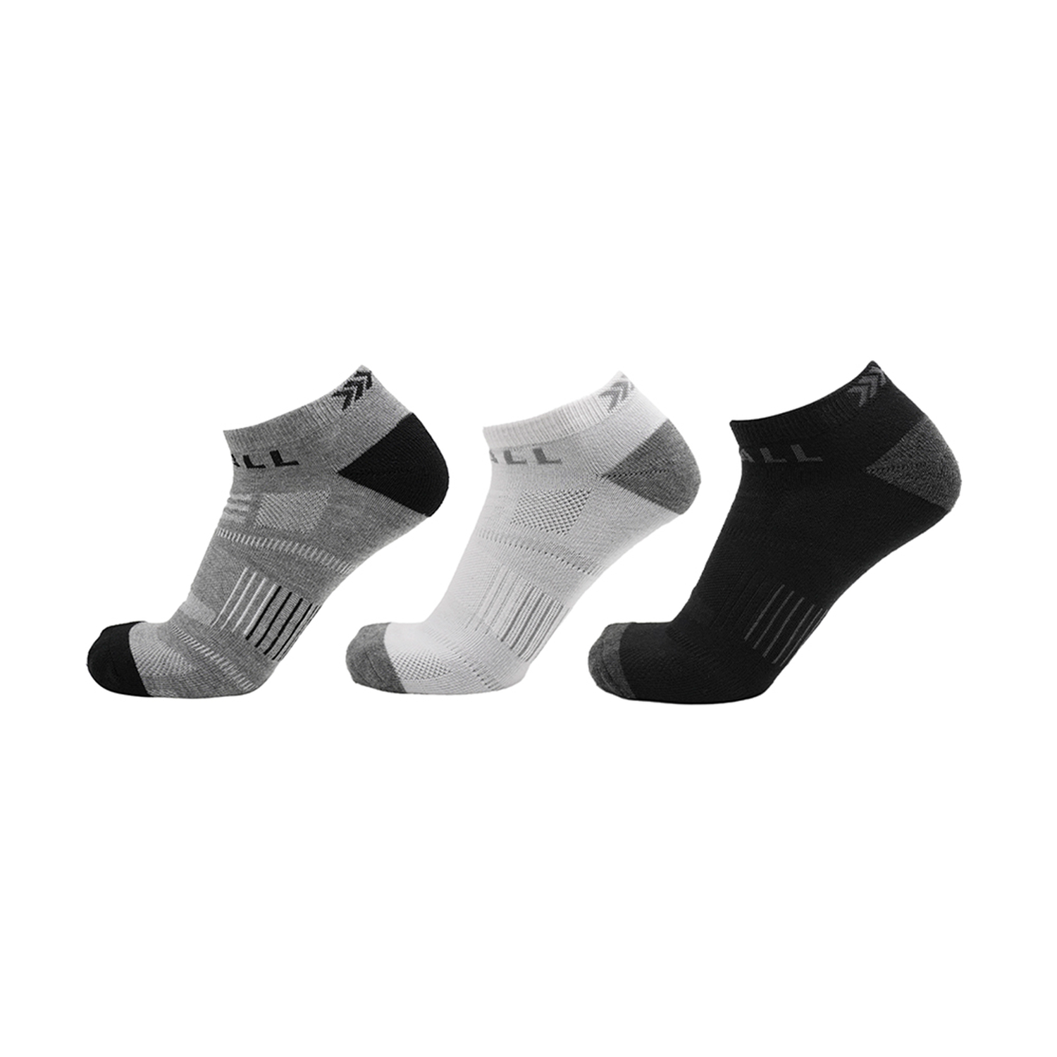 Pack 3 Pares Calcetines Cortos Deportivos iBall 3 colores-0