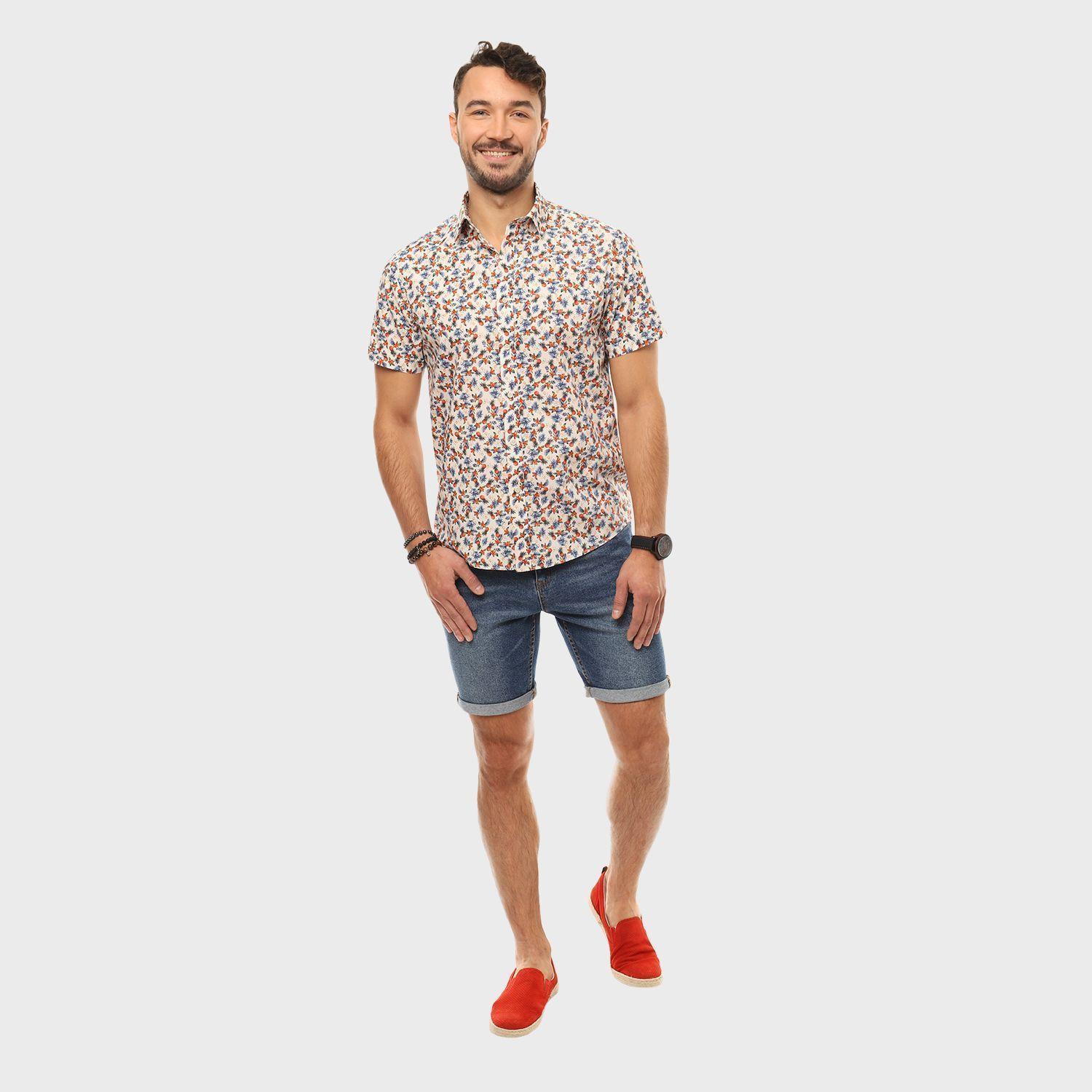 Camisa Casual Print Arrow-3