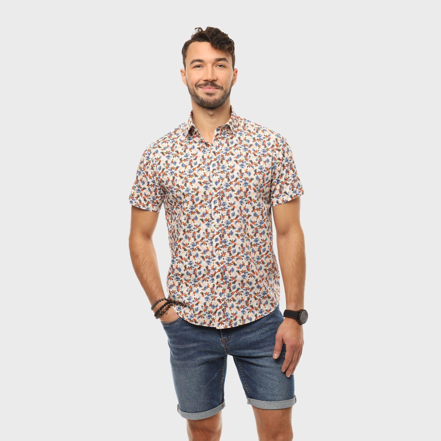 Camisa Casual Print Arrow-0