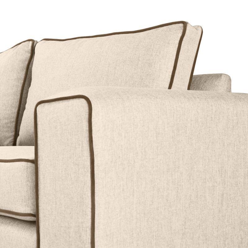 Sofá Gabro Chenille Tipo Lino Beige 3 Cuerpos-3