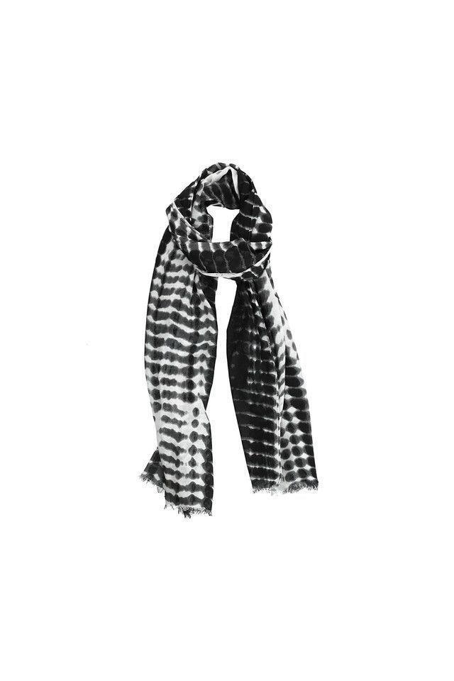 Pañuelo Estampado Lineas Negro Humana-0