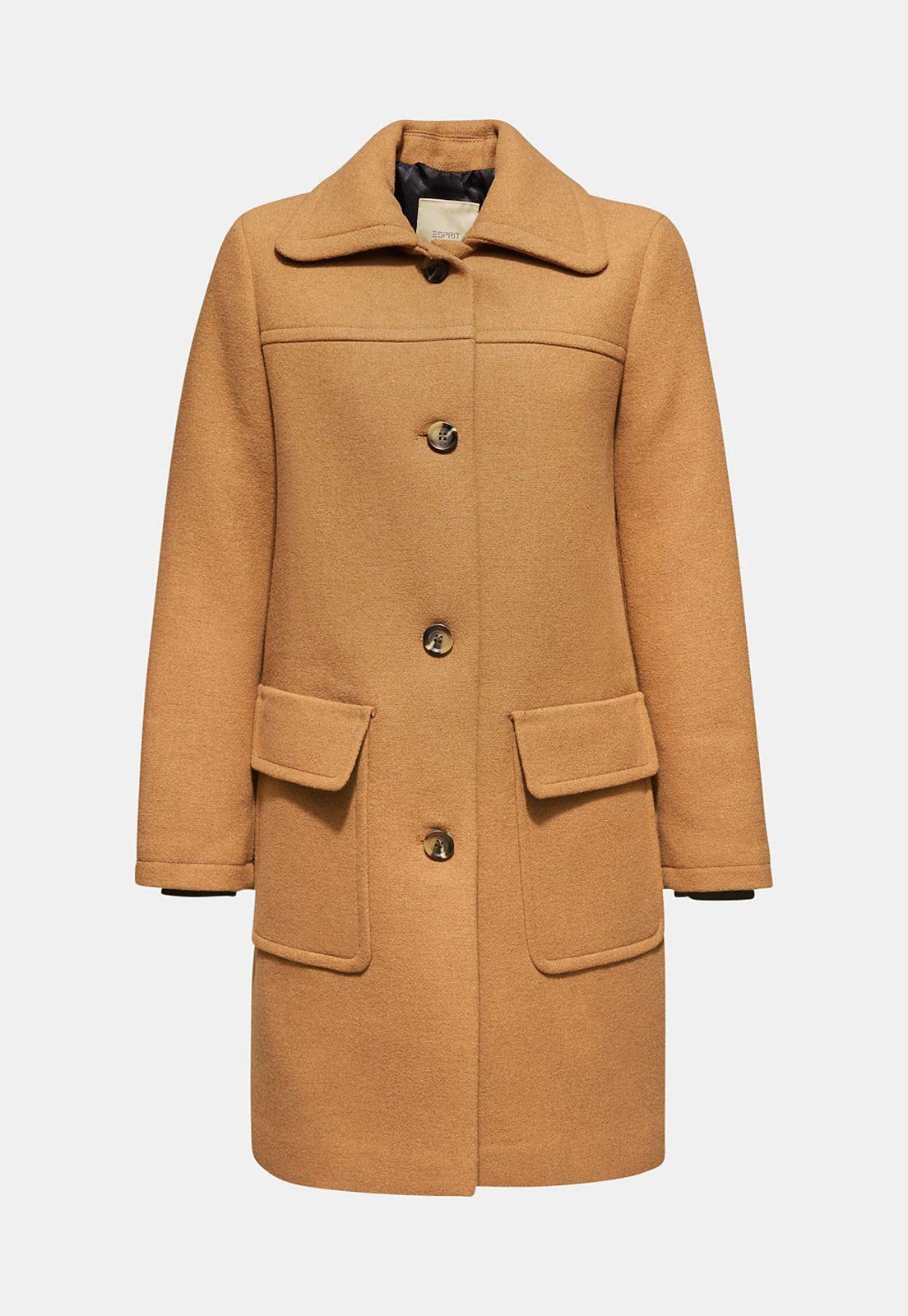 Con lana: abrigo con cuello de solapas-7