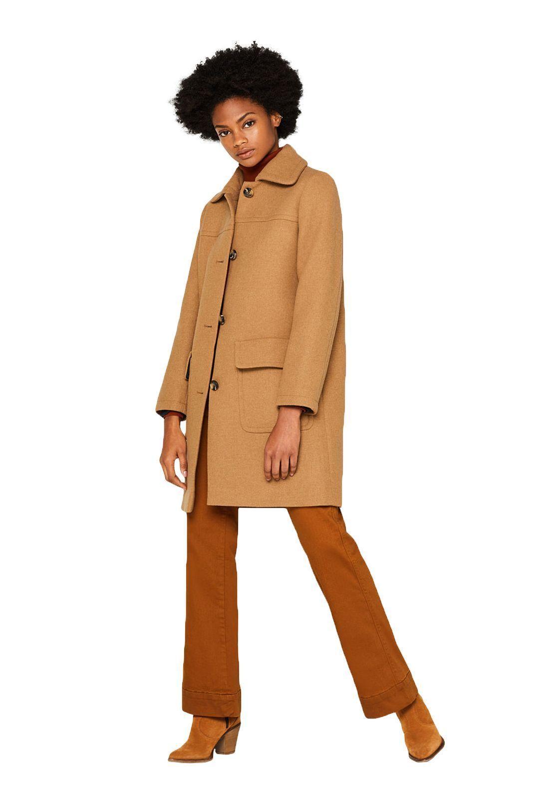 Con lana: abrigo con cuello de solapas-4