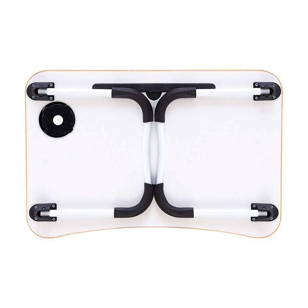 Mesa Plegable Portatil Notebook Cama Desayuno Negro-1
