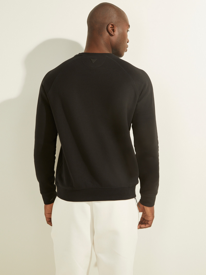 Poleron Guess Aldwin Sweatshirt Crew Neck Negro-2