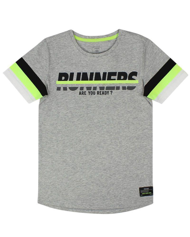 Polera Jr Niño M/Tricolor Be Yourself Ficcus-0