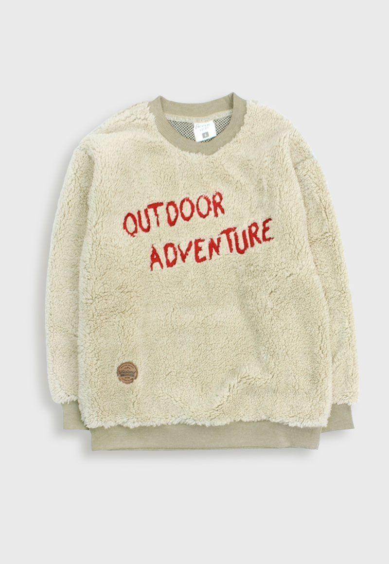 Polerón Kids Niño Cerrado Piel Ecolife-0