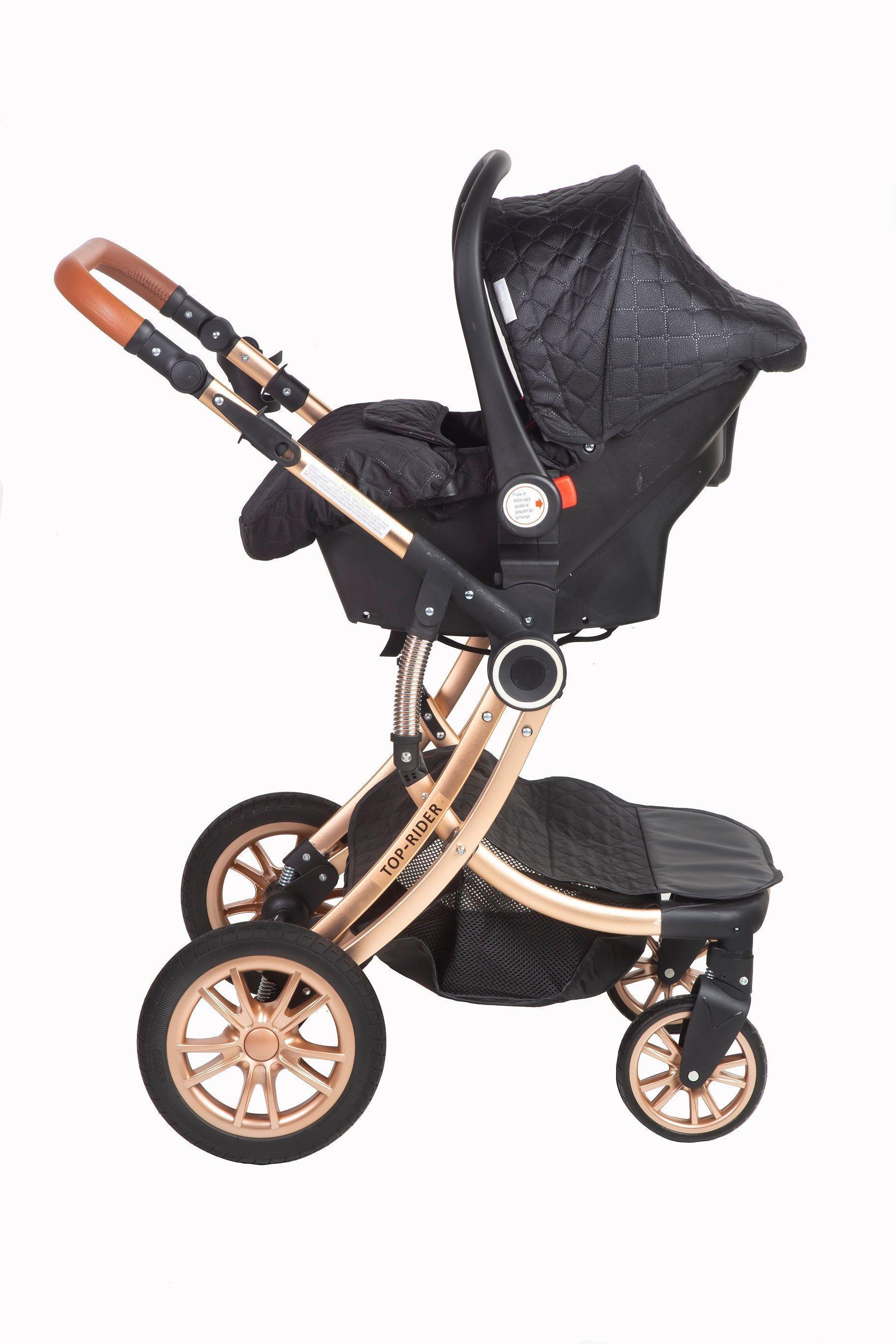 Coche Travel System Top Rider Black-2