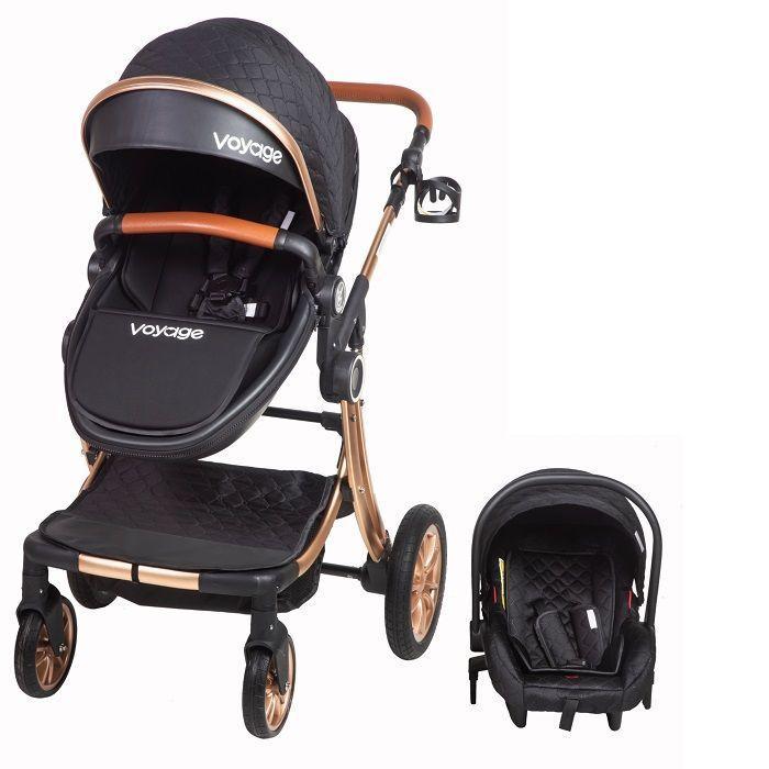 Coche Travel System Top Rider Black-0
