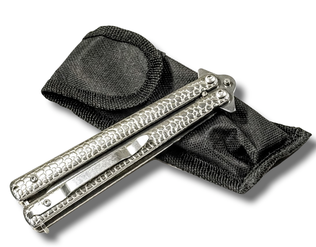 Navaja Mariposa Profesional Silver Cobra Al80-1