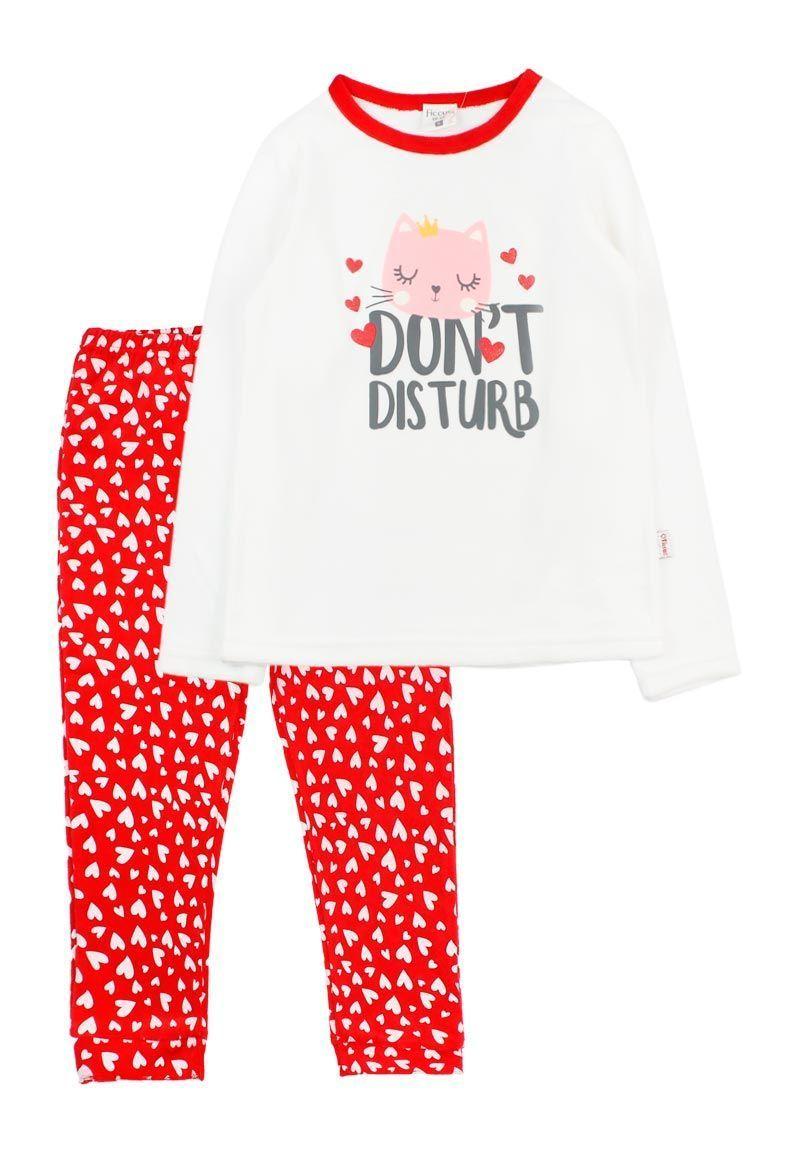Pijama kids niña plush kitty 323-0