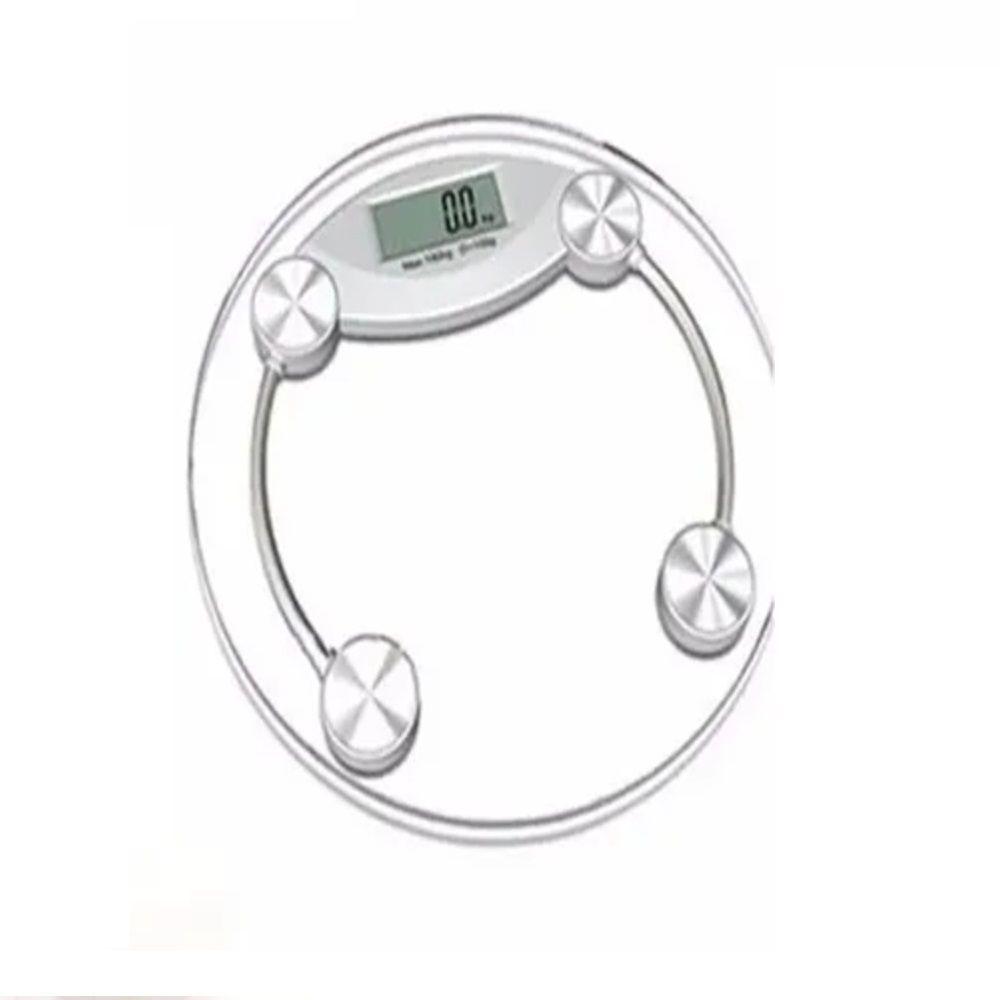 Pesa Digital De Baño Vidrio Templado Hasta 150 Kg 33cm W-14260 Welife-0