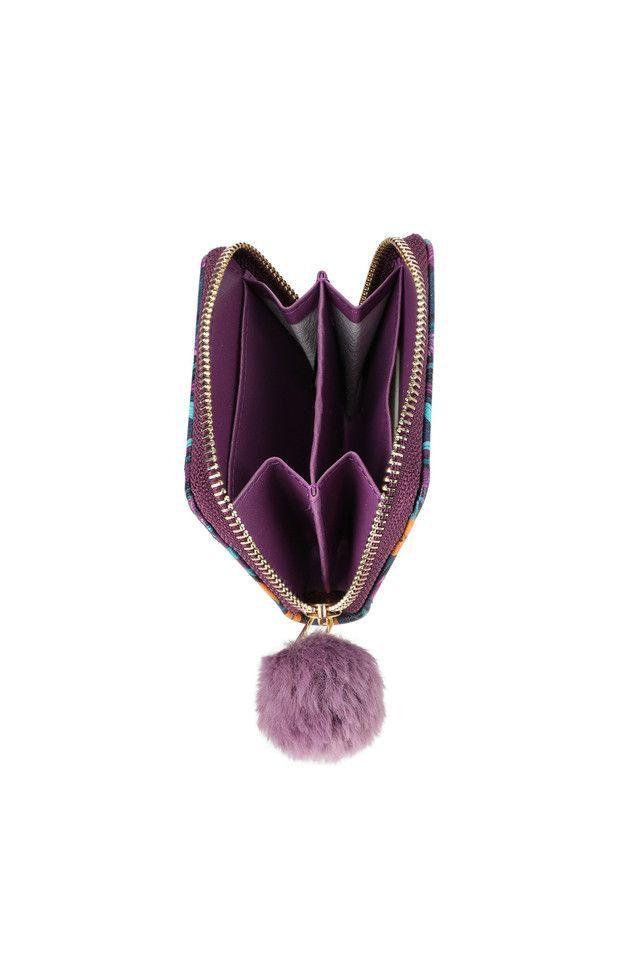 Billetera Chica Print Morada ID-1