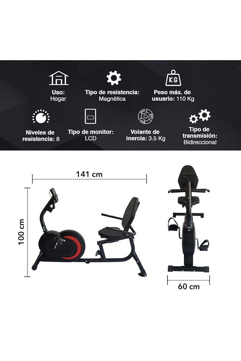 Pack Trotadora M201 + Recumbent YQ-2306D Blanco-1